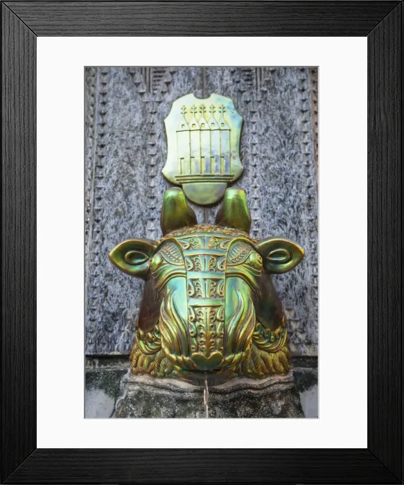 Framed Print : Zsolnay Fountain, Pecs, Southern Transdanubia, Hungary