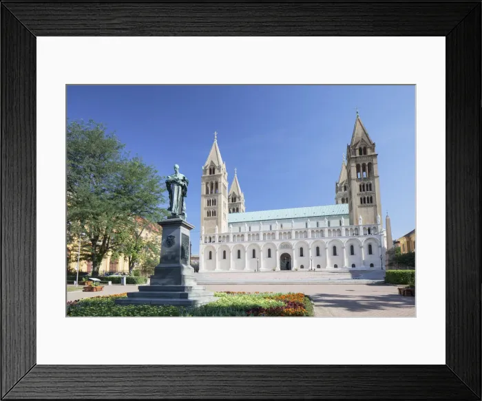 Framed Print : Basilica of St Peter, Pecs, Southern Transdanubia, Hungary Framed Print : Basilica of St Peter, Pecs, Southern Transdanubia, Hungary