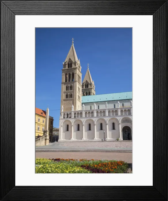 Framed Print : Basilica of St Peter, Pecs, Southern Transdanubia, Hungary Framed Print : Basilica of St Peter, Pecs, Southern Transdanubia, Hungary