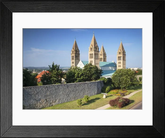 Framed Print : Basilica of St Peter, Pecs, Southern Transdanubia, Hungary Framed Print : Basilica of St Peter, Pecs, Southern Transdanubia, Hungary