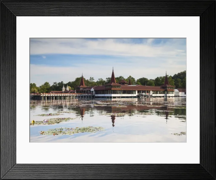 Framed Print : Thermal lake at Heviz, Keszthely, Lake Balaton, Hungary Framed Print : Thermal lake at Heviz, Keszthely, Lake Balaton, Hungary