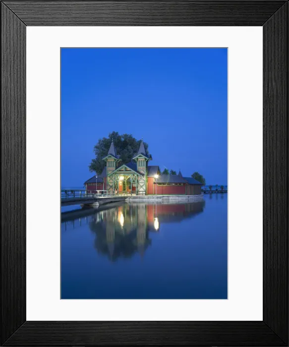 Framed Print : Pier on Keszthely beach, Keszthely, Lake Balaton, Hungary Framed Print : Pier on Keszthely beach, Keszthely, Lake Balaton, Hungary