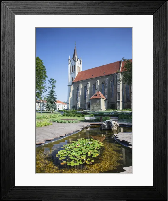 Framed Print : Franciscan Church, Keszthely, Lake Balaton, Hungary Framed Print : Franciscan Church, Keszthely, Lake Balaton, Hungary