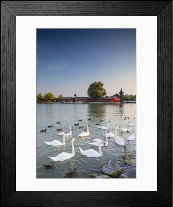 Framed Print : Pier on Keszthely beach, Keszthely, Lake Balaton, Hungary Framed Print : Pier on Keszthely beach, Keszthely, Lake Balaton, Hungary