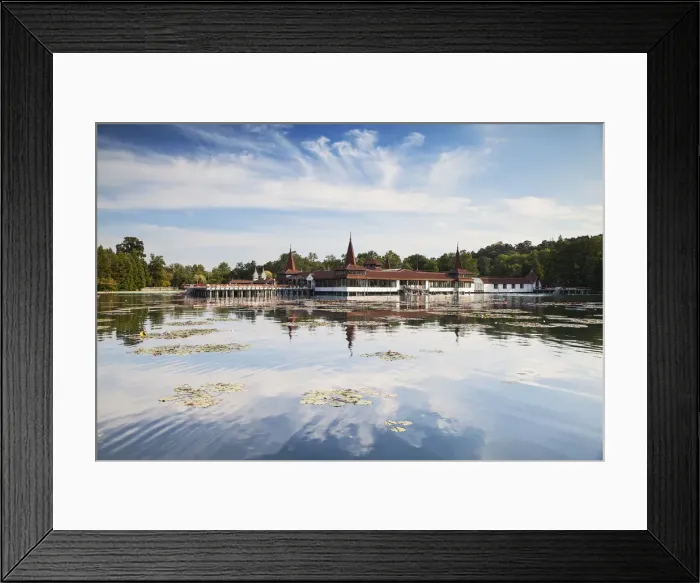 Framed Print : Thermal lake at Heviz, Keszthely, Lake Balaton, Hungary Framed Print : Thermal lake at Heviz, Keszthely, Lake Balaton, Hungary