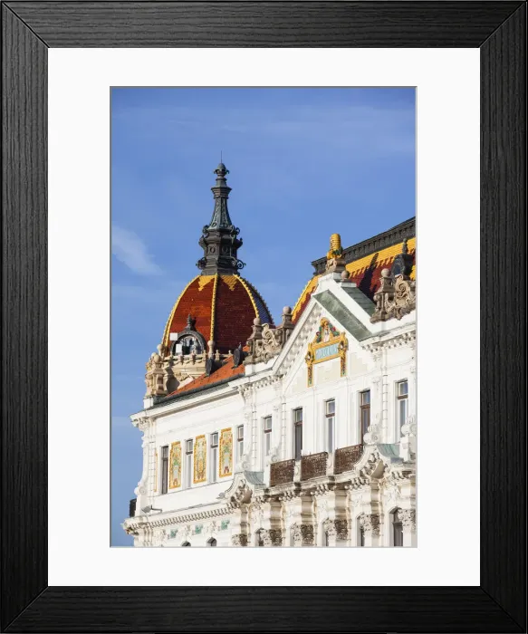 Framed Print : County Hall in Szechenyi Square, Pecs, Southern Transdanubia, Hungary Framed Print : County Hall in Szechenyi Square, Pecs, Southern Transdanubia, Hungary