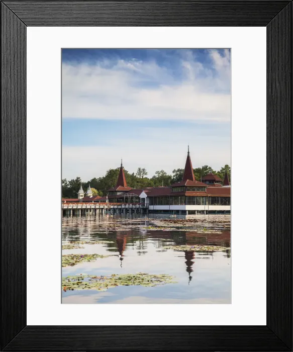 Framed Print : Thermal lake at Heviz, Keszthely, Lake Balaton, Hungary Framed Print : Thermal lake at Heviz, Keszthely, Lake Balaton, Hungary