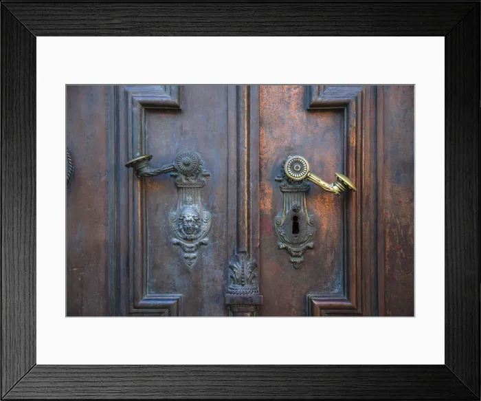 Framed Print : Door of Basilica, Gyor, Western Transdanubia, Hungary Framed Print : Door of Basilica, Gyor, Western Transdanubia, Hungary