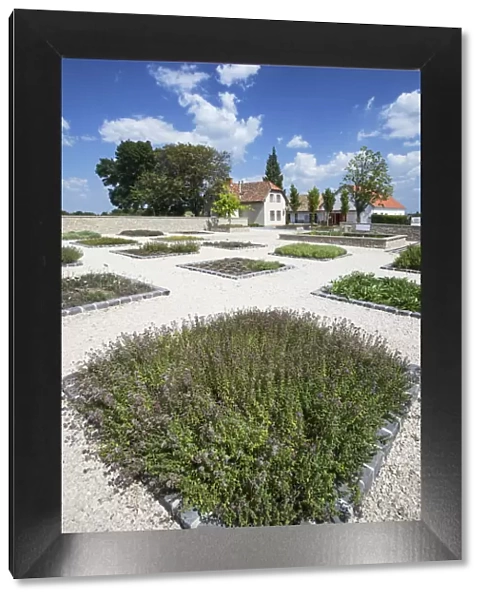 Herb garden, Pannonhalma Abbey (UNESCO World Heritage Site), Pannonhalma, Western