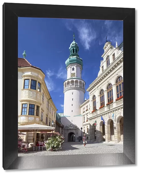 Town Hall and Firewatch Tower, Sopron, Western Transdanubia, Hungary
