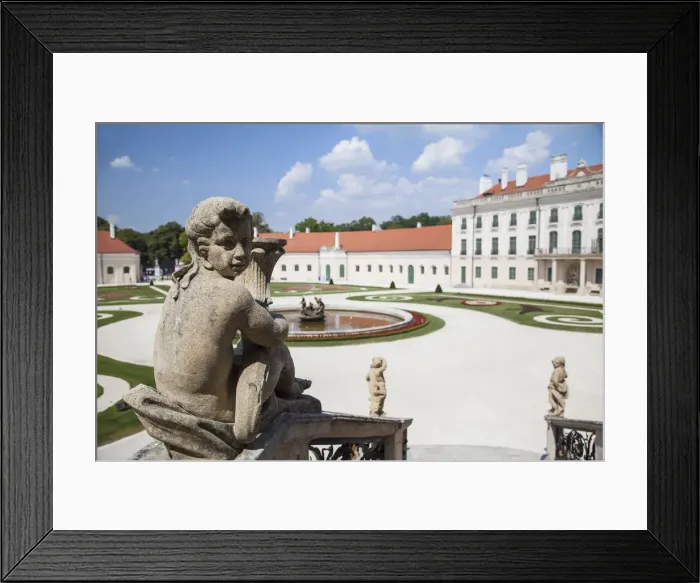 Framed Print : Statue at Esterhazy Palace, Fertod, Western Transdanubia, Hungary Framed Print : Statue at Esterhazy Palace, Fertod, Western Transdanubia, Hungary