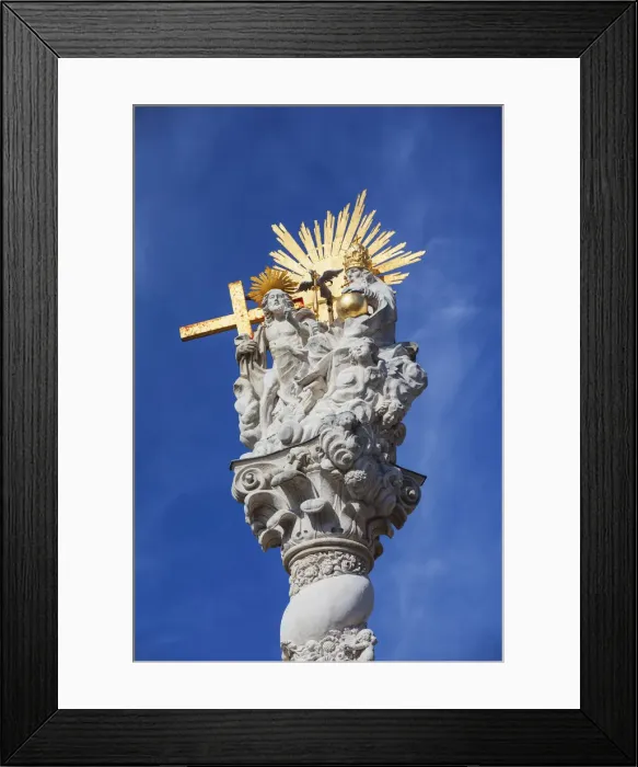 Framed Print : Trinity Column, Sopron, Western Transdanubia, Hungary Framed Print : Trinity Column, Sopron, Western Transdanubia, Hungary