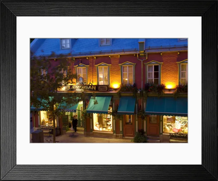Framed Print : Quebec City, Canada. The famous J. A. Moisan grocery store in Quebec City Canada Framed Print : Quebec City, Canada. The famous J. A. Moisan grocery store in Quebec City Canada