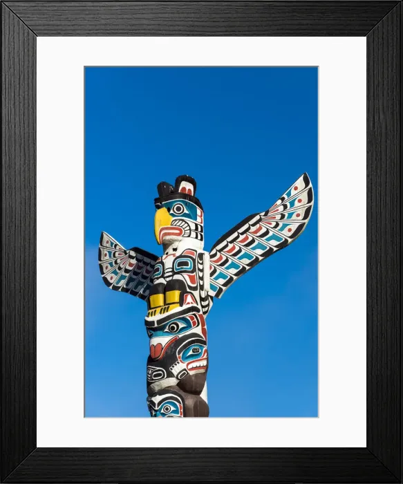 Framed Print : Totem pole at Brockton Point, Stanley Park, Vancouver, British Columbia, Canada Framed Print : Totem pole at Brockton Point, Stanley Park, Vancouver, British Columbia, Canada