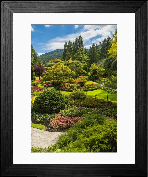 Framed Print : Butchart Gardens, Victoria, British Columbia, Canada Framed Print : Butchart Gardens, Victoria, British Columbia, Canada