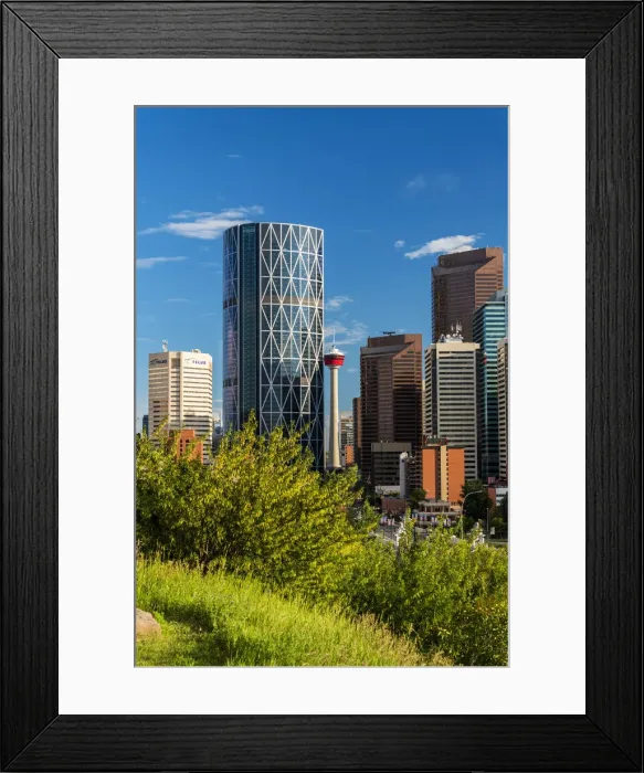 Framed Print : Downtown skyline, Calgary, Alberta, Canada