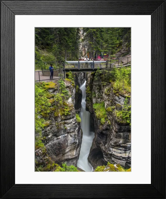 Framed Print : Maligne Falls at Maligne Canyon, Jasper National Park, Alberta, Canada Framed Print : Maligne Falls at Maligne Canyon, Jasper National Park, Alberta, Canada