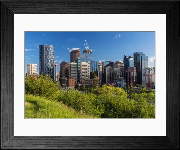 Framed Print : Downtown skyline, Calgary, Alberta, Canada Framed Print : Downtown skyline, Calgary, Alberta, Canada