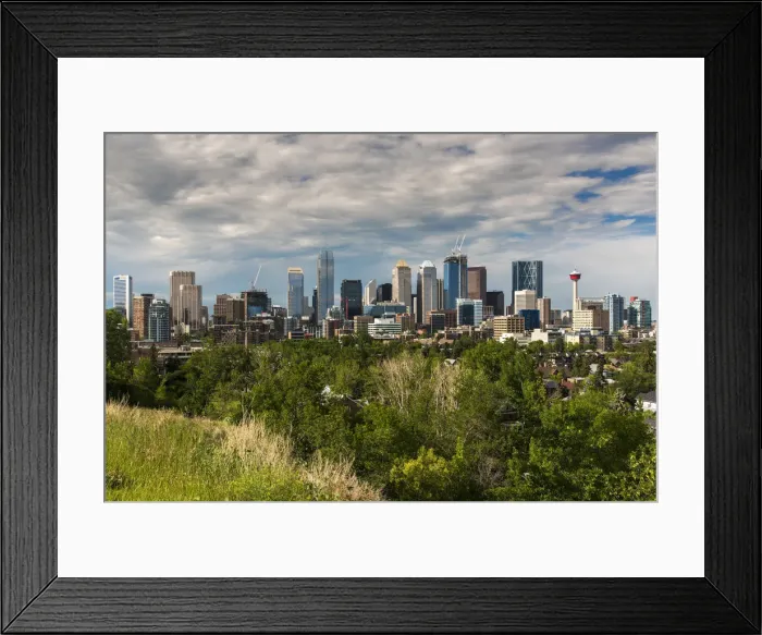 Framed Print : Downtown skyline, Calgary, Alberta, Canada Framed Print : Downtown skyline, Calgary, Alberta, Canada
