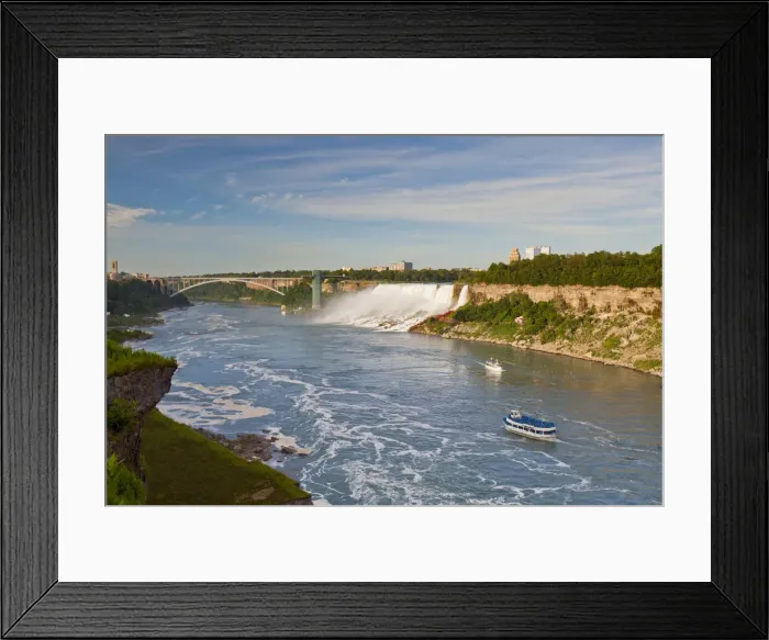 Framed Print : View of American Falls, Niagara, Ontario, Canada
