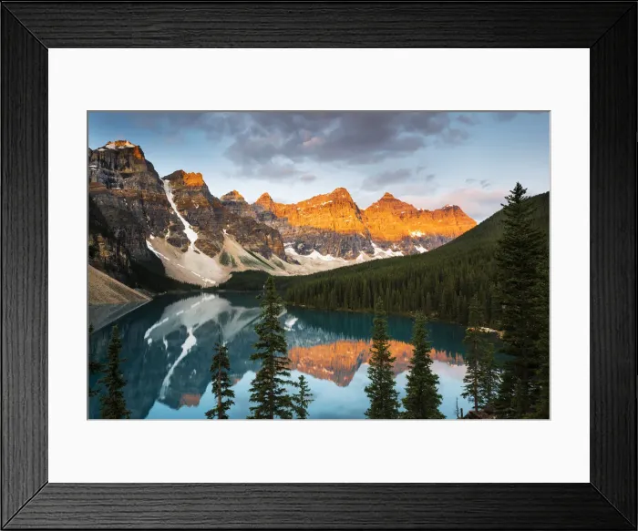 Framed Print : Valley of the Ten Peaks & Moraine Lake, Banff National Park, Alberta, Canada Framed Print : Valley of the Ten Peaks & Moraine Lake, Banff National Park, Alberta, Canada