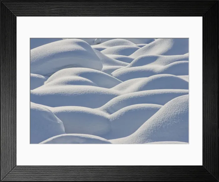 Framed Print : Snow-covered Boulders, Jasper National Park, Alberta, Canada Framed Print : Snow-covered Boulders, Jasper National Park, Alberta, Canada