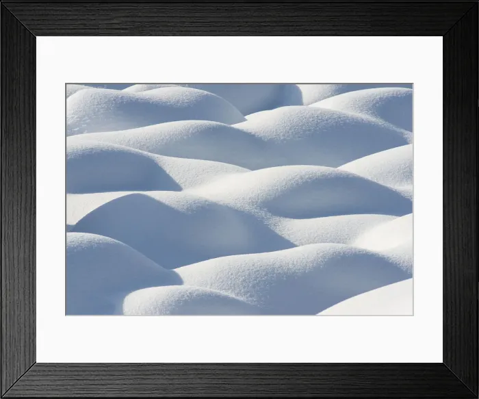 Framed Print : Snow-covered Boulders, Jasper National Park, Alberta, Canada Framed Print : Snow-covered Boulders, Jasper National Park, Alberta, Canada