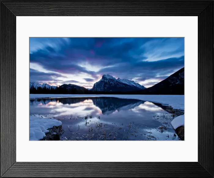 Framed Print : Mt. Rundle Reflections, Vermillion Lakes, Banff, Banff National Park, Alberta, Canada Framed Print : Mt. Rundle Reflections, Vermillion Lakes, Banff, Banff National Park, Alberta, Canada