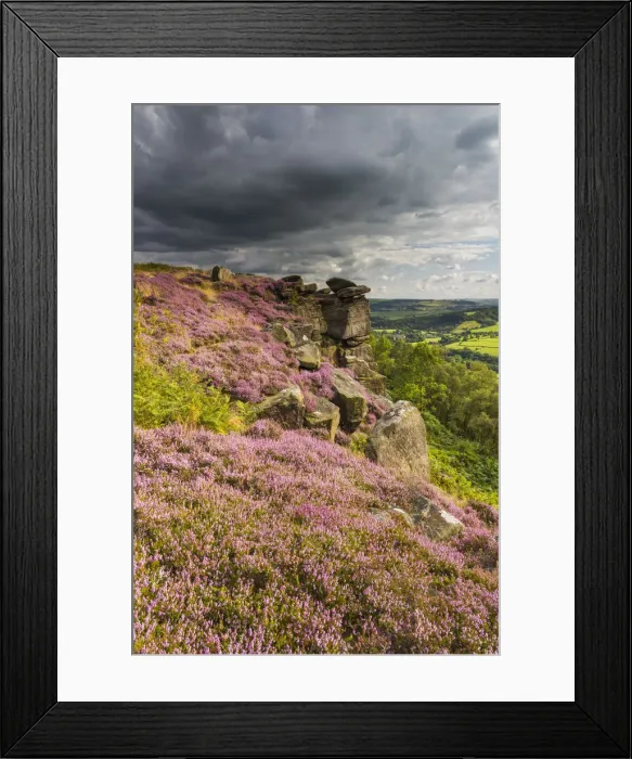 Framed Print : Froggatt Edge, Peak District National Park, Derbyshire, England Framed Print : Froggatt Edge, Peak District National Park, Derbyshire, England
