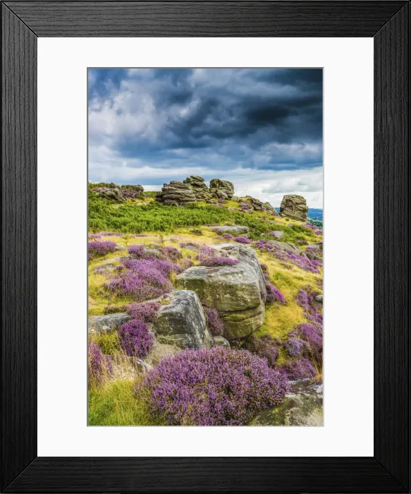 Framed Print : Froggatt Edge, Peak District National Park, Derbyshire, England Framed Print : Froggatt Edge, Peak District National Park, Derbyshire, England