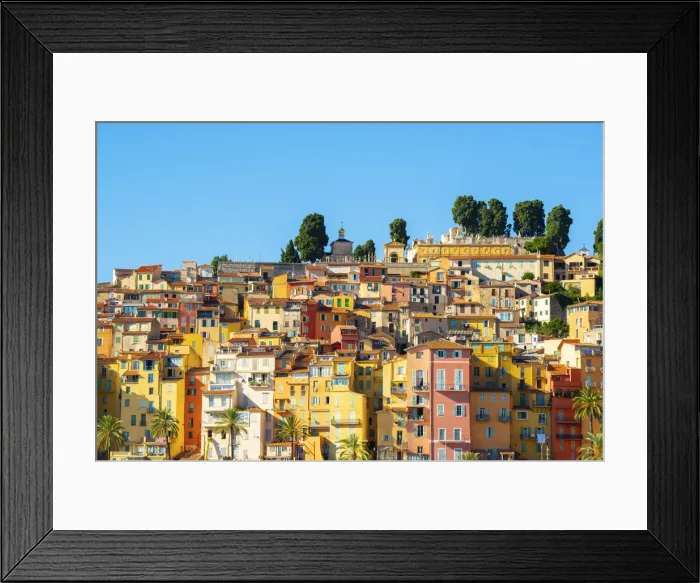 Framed Print : France, Provence-Alpes-Cote d Azur, French Riviera, Alpes-Maritimes, Menton Framed Print : France, Provence-Alpes-Cote d Azur, French Riviera, Alpes-Maritimes, Menton