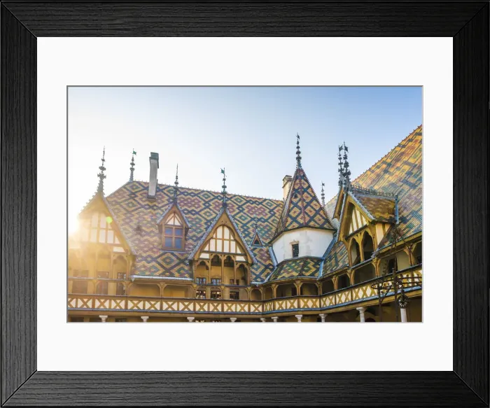 Framed Print : France, Bourgogne-Franche-Comte, Burgundy, Cote-d Or, Beaune. Hospices de Beaune Framed Print : France, Bourgogne-Franche-Comte, Burgundy, Cote-d Or, Beaune. Hospices de Beaune
