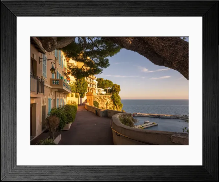 Framed Print : France, Provence-Alpes-Cote d Azur, French Riviera, Alpes-Maritimes, Principality