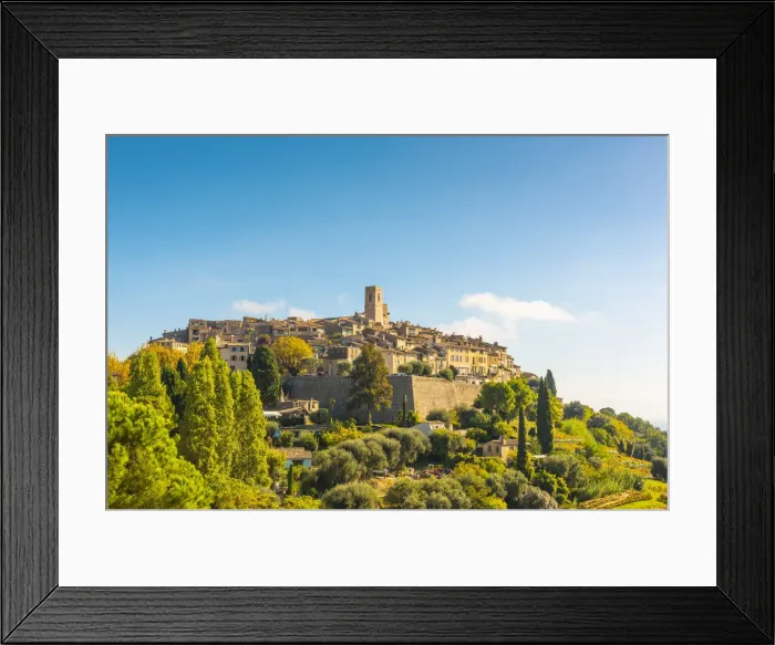 Framed Print : France, Provence-Alpes-Cote d Azur, French Riviera, Alpes-Maritimes