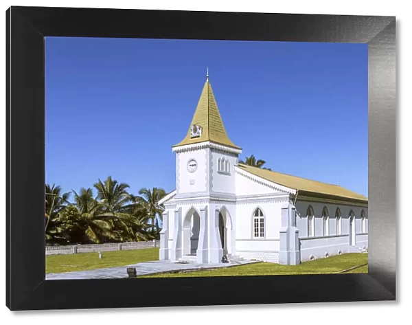 Protestant church, Haapiti, Moorea, French Polynesia