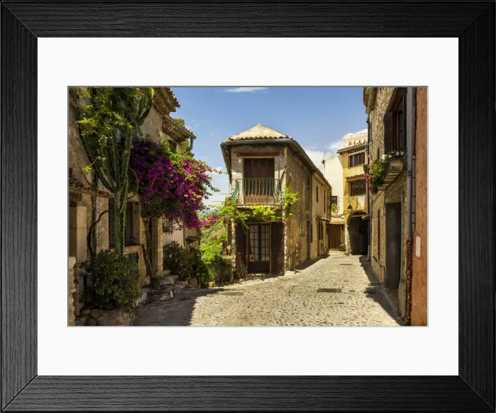 Framed Print : Village of Haut de Cagnes, Nice, France Framed Print : Village of Haut de Cagnes, Nice, France