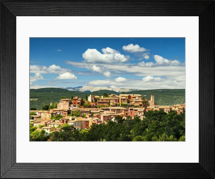 Framed Print : Village of Roussillon, Provence, France