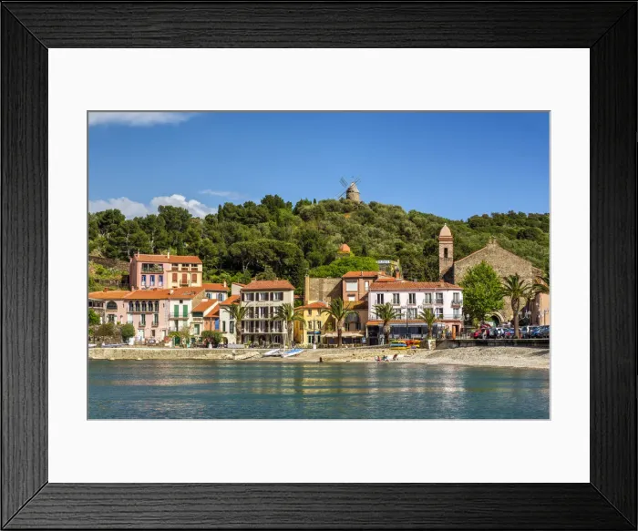Framed Print : Collioure, Pyrenees-Orientales, France Framed Print : Collioure, Pyrenees-Orientales, France