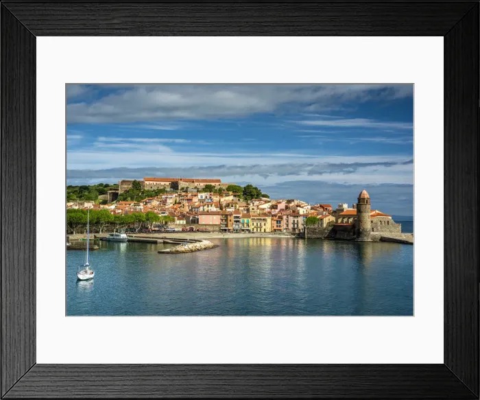 Framed Print : Collioure, Pyrenees-Orientales, France Framed Print : Collioure, Pyrenees-Orientales, France