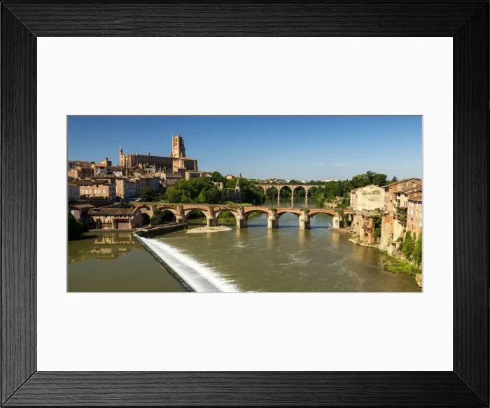 Framed Print : River Tarn, Albi, Occitanie, France Framed Print : River Tarn, Albi, Occitanie, France