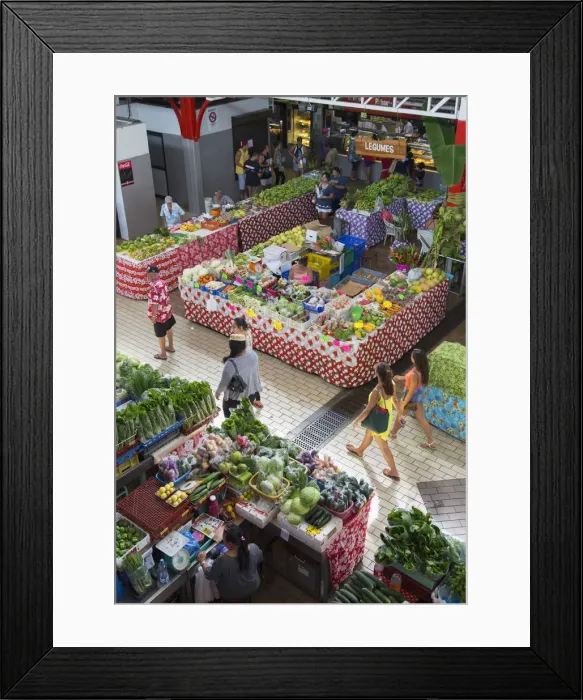 Framed Print : Marche de Pape ete (Pape ete Market), Pape ete, Tahiti, French Polynesia Framed Print : Marche de Pape ete (Pape ete Market), Pape ete, Tahiti, French Polynesia