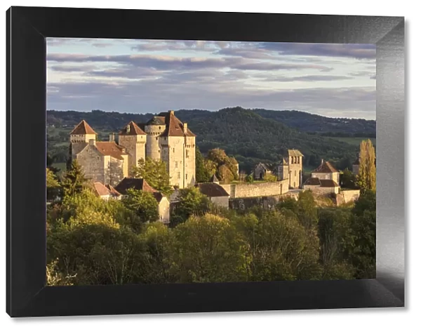 A view of Curemonte labelled l un des plus beaux villages de France (most beautiful