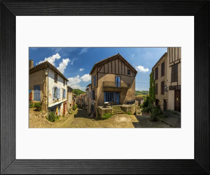 Framed Print : Cordes sur Ciel, Tarn, Occitanie, France Framed Print : Cordes sur Ciel, Tarn, Occitanie, France