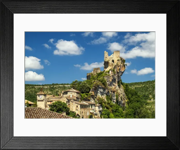 Framed Print : Chateau de Penne, Tarn, Occitainie, France
