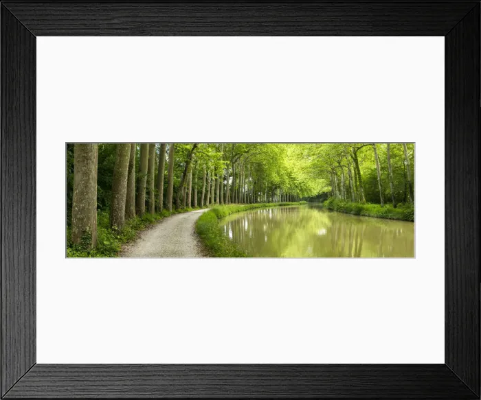 Framed Print : Canal du Midi, Occitanie, France Framed Print : Canal du Midi, Occitanie, France