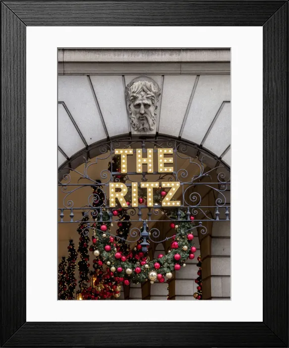 Framed Print : Christmas Decorations, The Ritz Hotel, London, England, United Kingdom Framed Print : Christmas Decorations, The Ritz Hotel, London, England, United Kingdom
