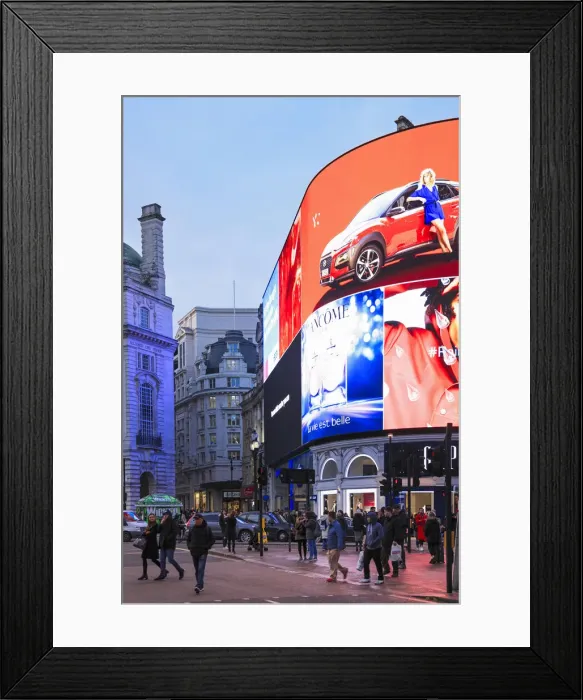 Framed Print : Great Britain, England, London, the newly renovated Piccadilly Circus in London s