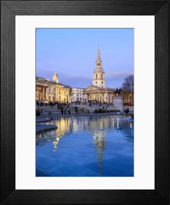 Framed Print : National Gallery and St. Martin in the Fields church reflected in the Edwin Lutyens Framed Print : National Gallery and St. Martin in the Fields church reflected in the Edwin Lutyens