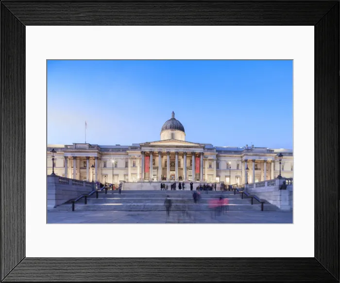 Framed Print : The National Gallery in Trafalgar Square, central London, England, Great Britain Framed Print : The National Gallery in Trafalgar Square, central London, England, Great Britain