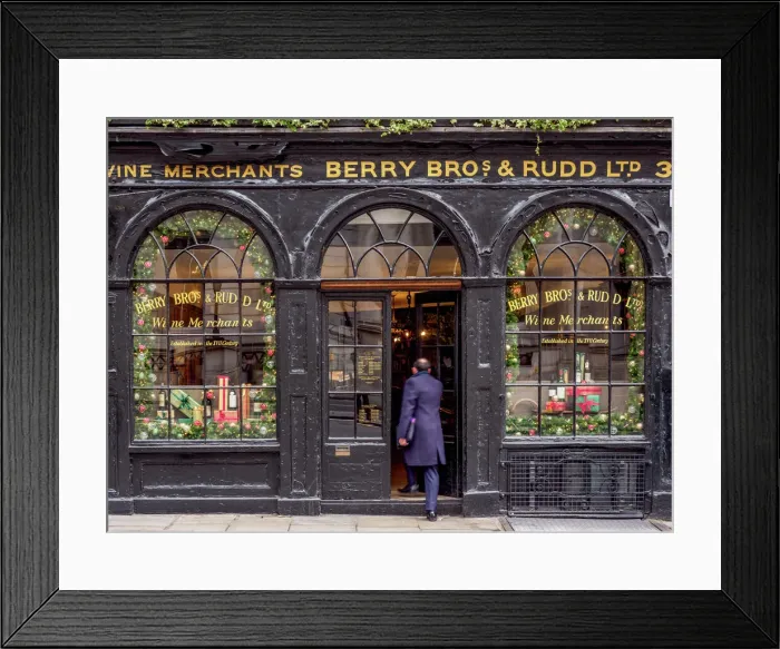 Framed Print : Berry Bros and Rudd Wine Merchants, London, England, United Kingdom Framed Print : Berry Bros and Rudd Wine Merchants, London, England, United Kingdom